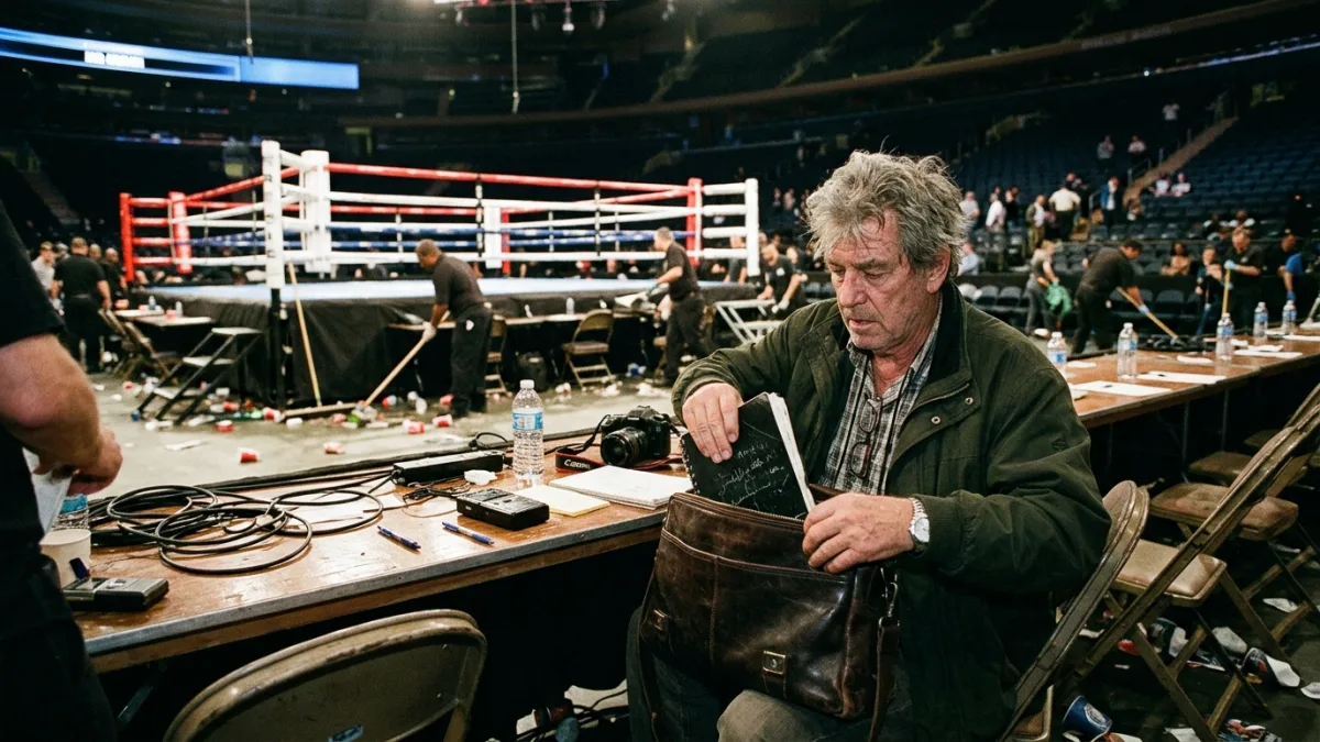 BOXING NOTES HAVE FLOYD IN REAR VIEW