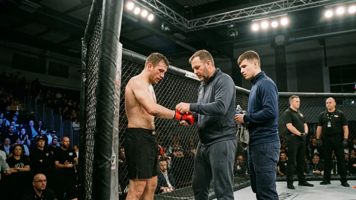 CAGESPORT CHAMP DREW BROKENSHIRE NABS WIN!