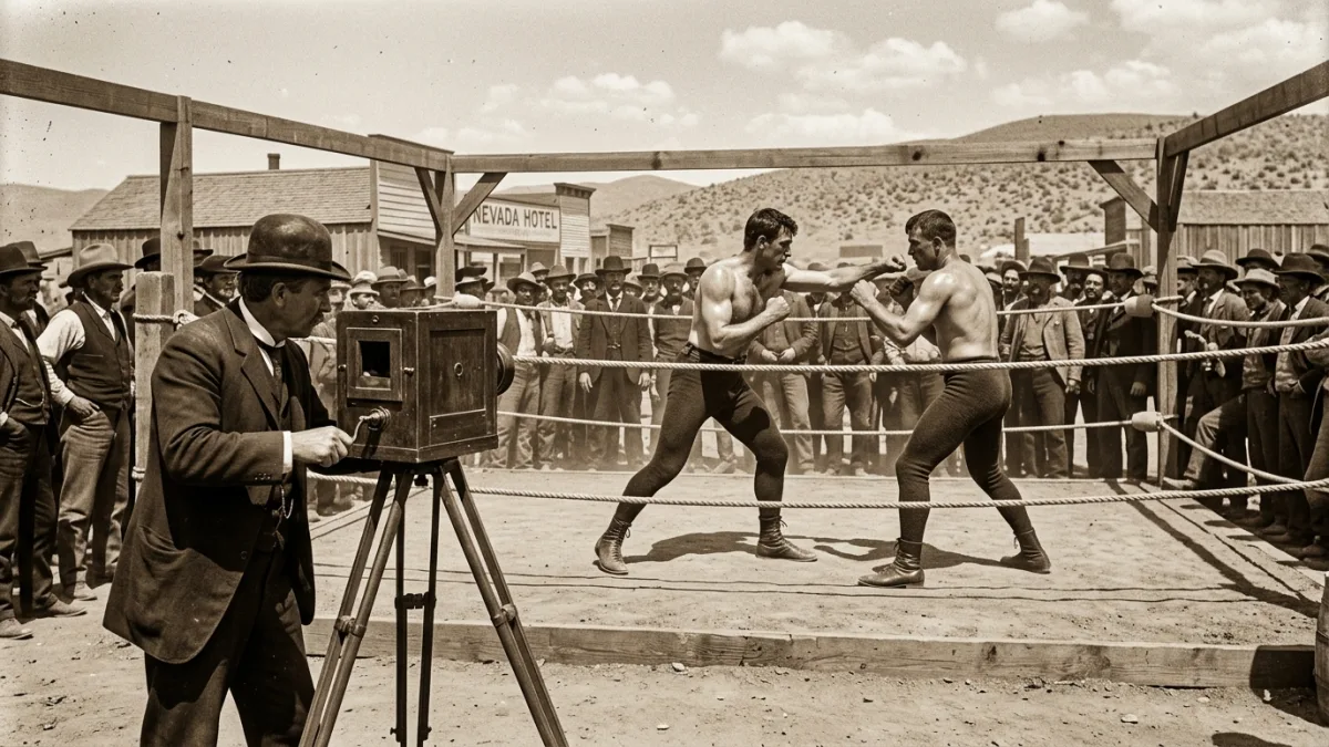 Corbett vs Fitzsimmons, 1897: The Solar Plexus Punch and the First Fight Filmed in Full