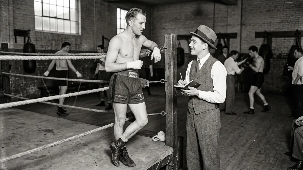 FIRST BOXER I MET WORLD CHAMP FRANKIE KLICK