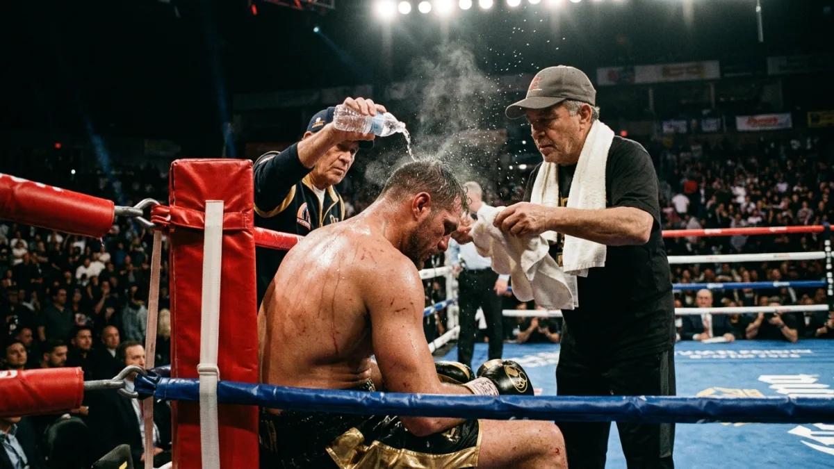 41 YEAR OLD GUILLERMO JONES STOPS DENIS LEBEDEV IN WBA CRUISERWEIGHT TILT!