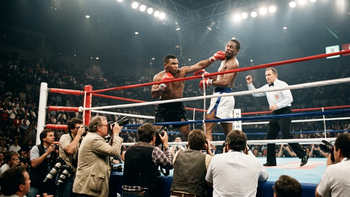 Barkley vs Hearns, 1988: Cut, Bleeding and Behind, The Blade Knocks Out the Hitman in Las Vegas