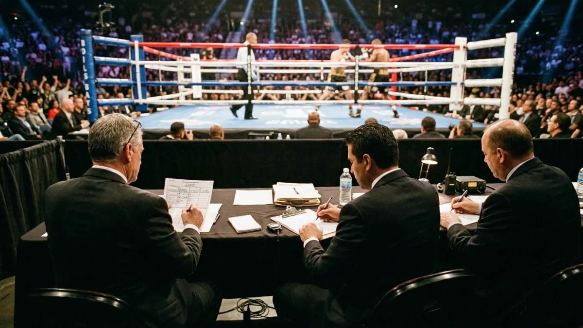 NEVADA BOXING BOSS KEITH KIZER EATS SHOE FOR JUDGE C.J. ROSS