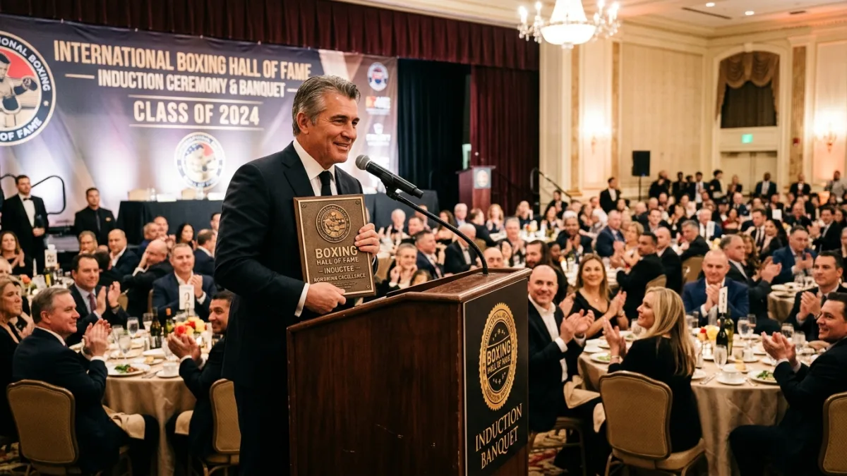 RAY MANCINI TO ENTER HALL OF FAME