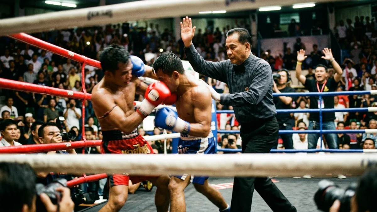 Simsri Stops Vicelles in Two to Retain IBF Light Flyweight Title
