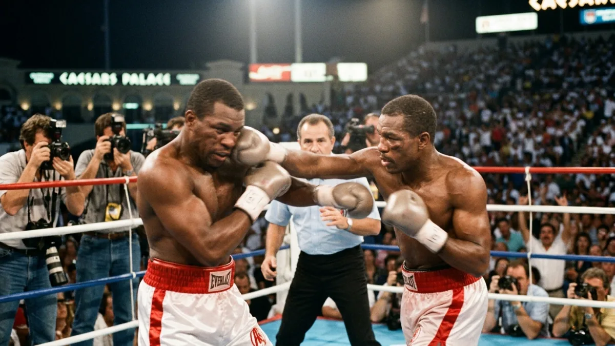 Leonard vs Hearns II, 1989: Two Knockdowns, a Split Draw and 'The War' at Caesars Palace