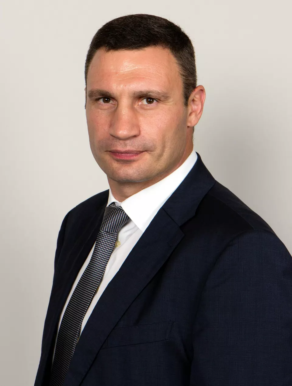 Portrait of Vitali Klitschko in a suit