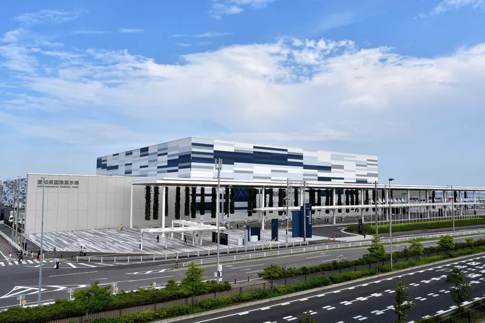 Aichi Sky Expo exhibition centre in Tokoname, Japan