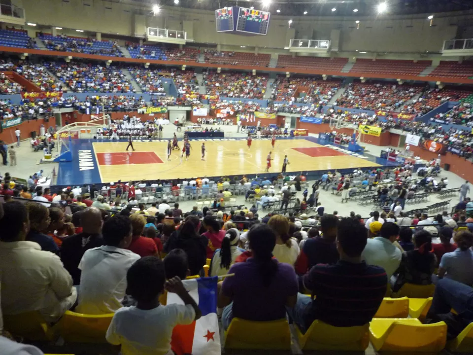 Exterior of the Roberto Durán Arena in Panama City