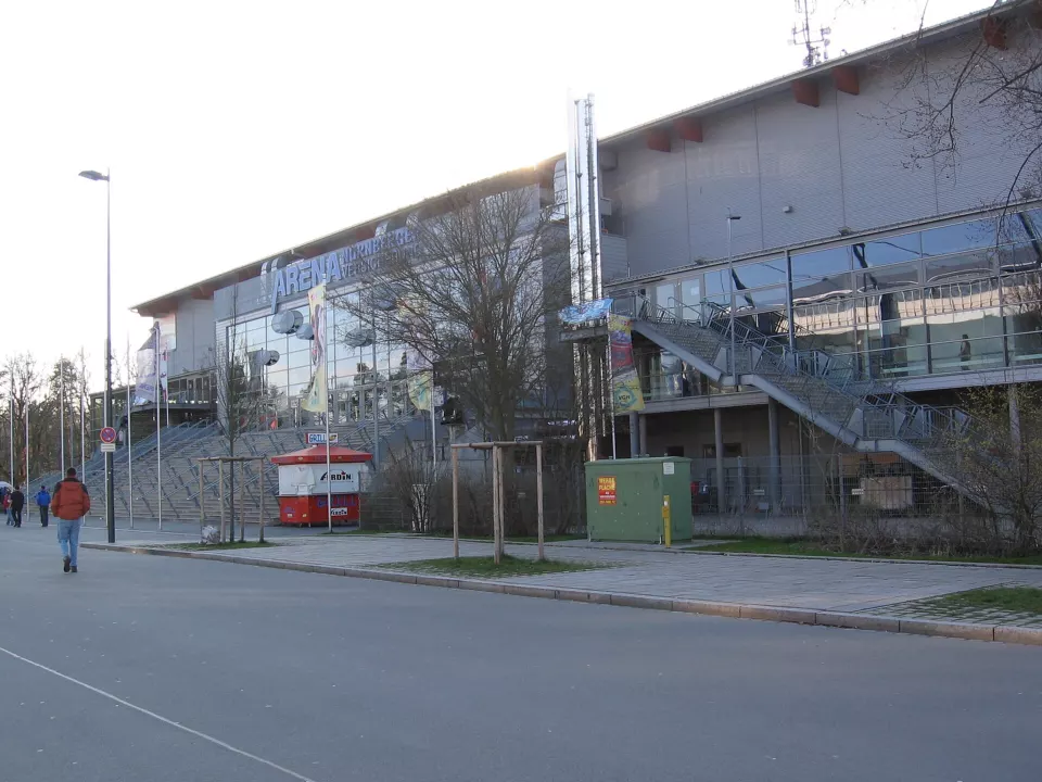 Exterior of the Arena Nürnberger Versicherung in Nuremberg
