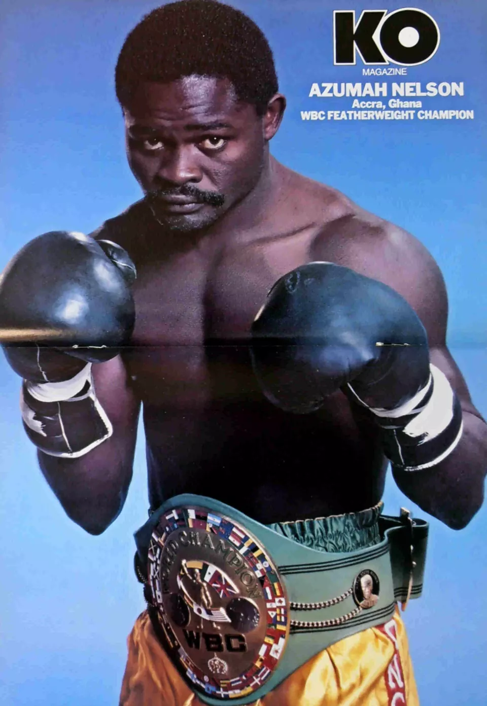 Ghanaian boxer Azumah Nelson