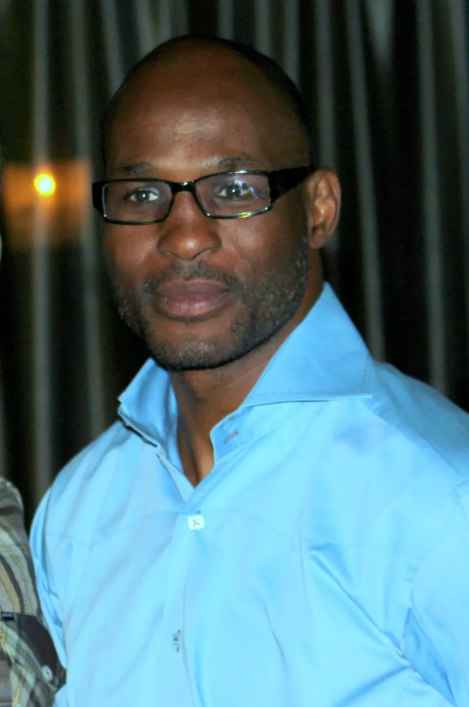 Portrait of boxer Bernard Hopkins in 2010