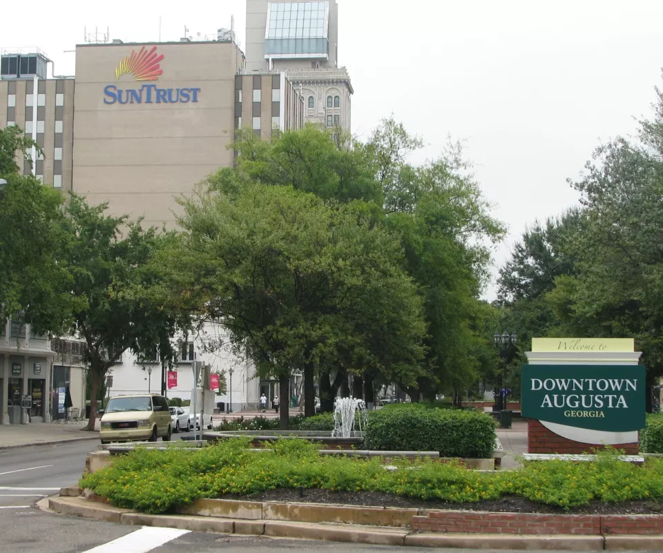 Broad Street in downtown Augusta, Georgia