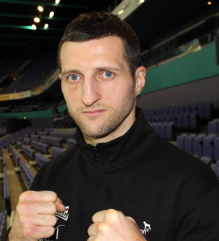 Portrait of British boxer Carl Froch