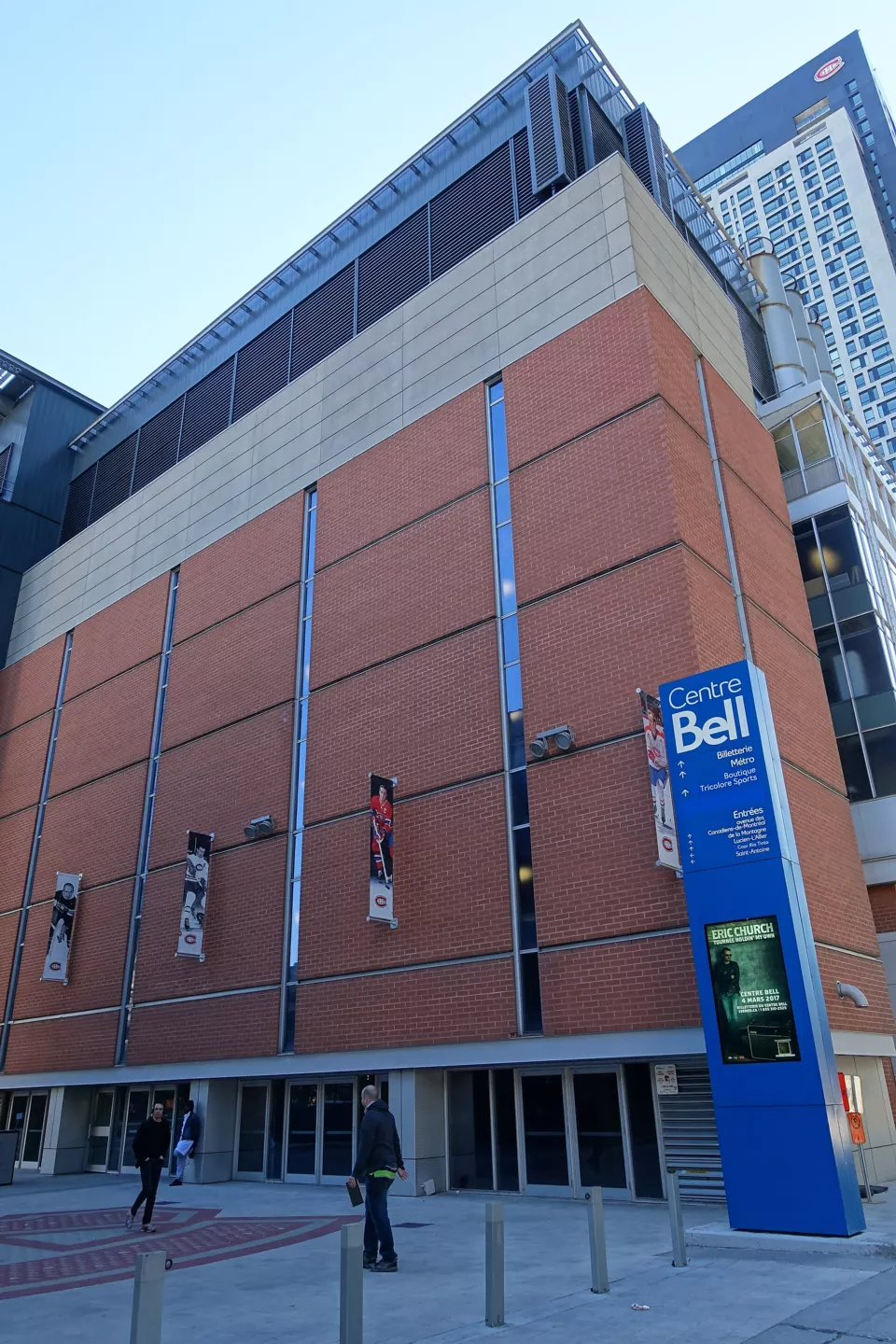 Exterior of the Bell Centre arena in Montreal