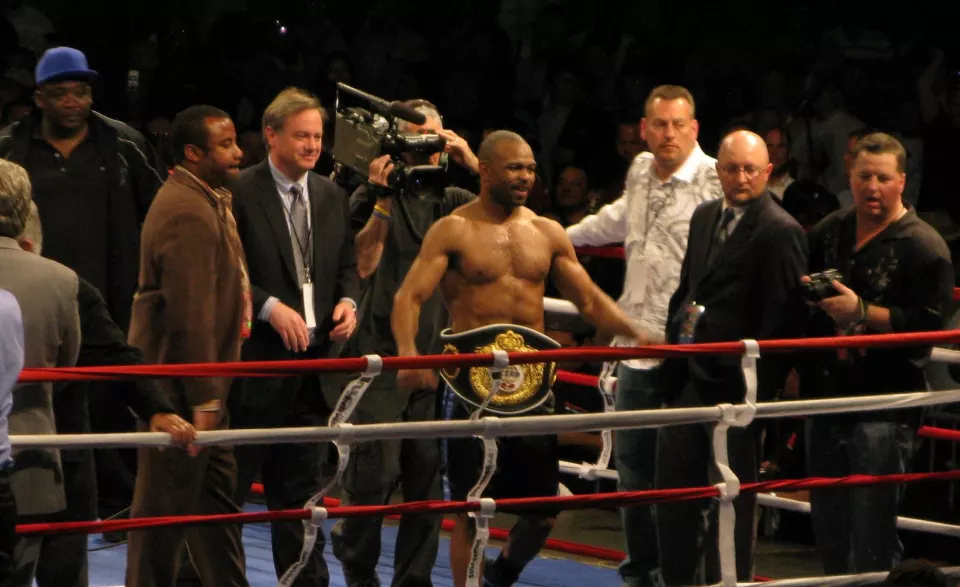 Portrait of boxer Roy Jones Jr. in 2009