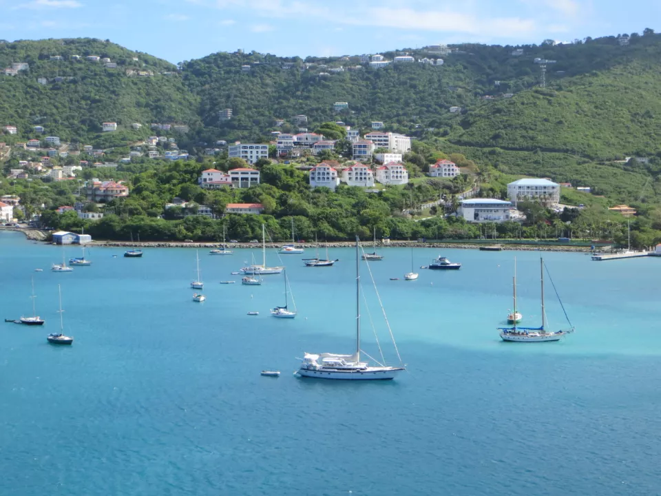 Harbour town of Charlotte Amalie on Saint Thomas, U.S. Virgin Islands
