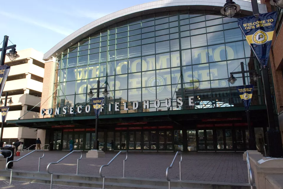Conseco Fieldhouse arena in Indianapolis