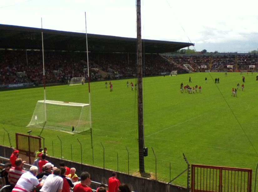 Crowd inside the old Páirc Uí Chaoimh stadium in Cork in 2012