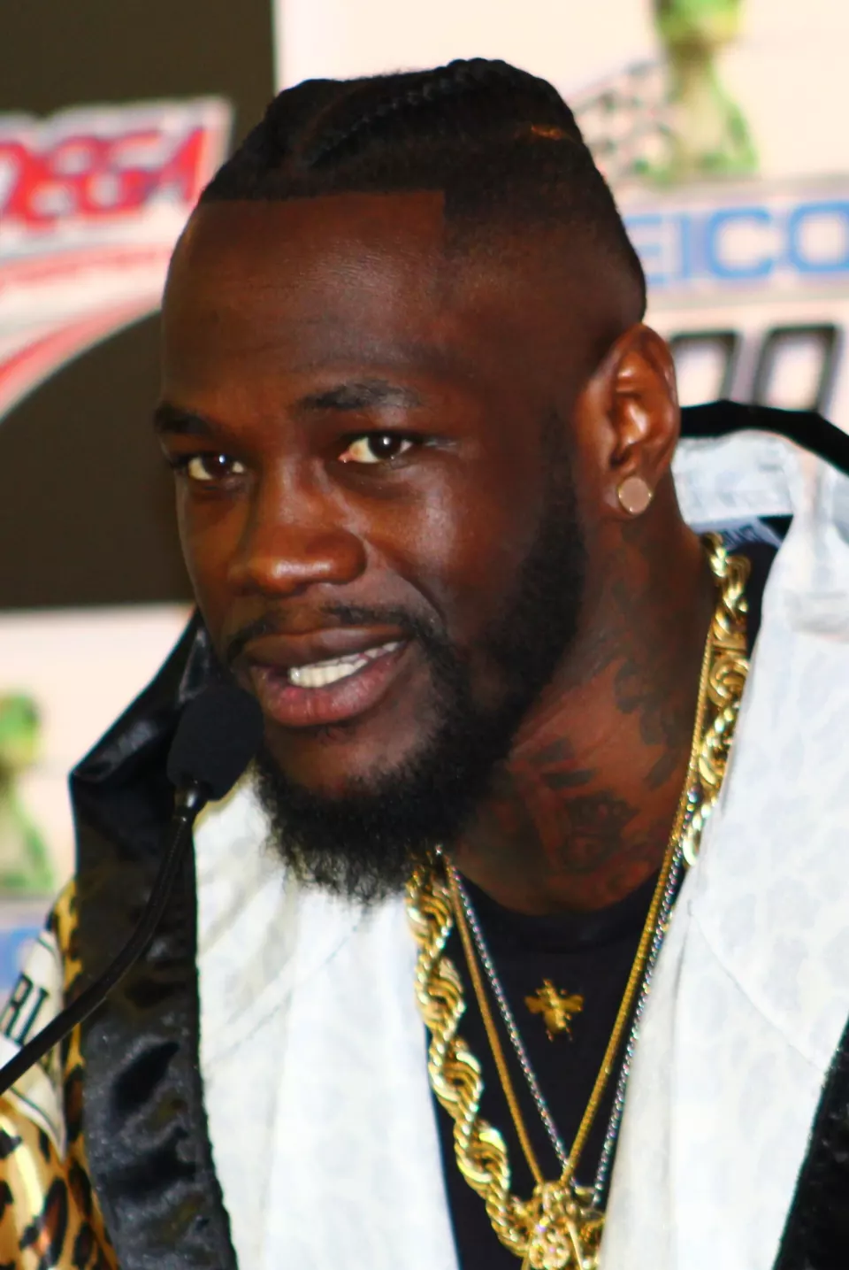 Portrait of Deontay Wilder in 2018