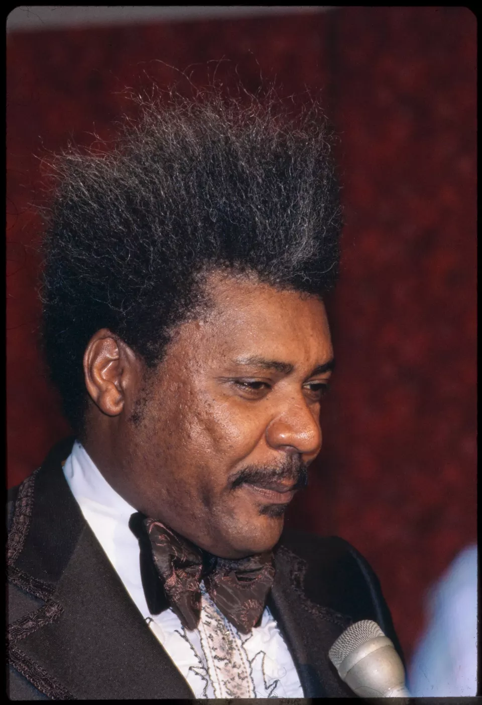 Portrait of boxing promoter Don King