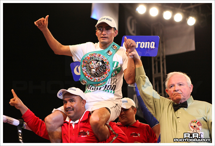 Mexican boxer Erik Morales