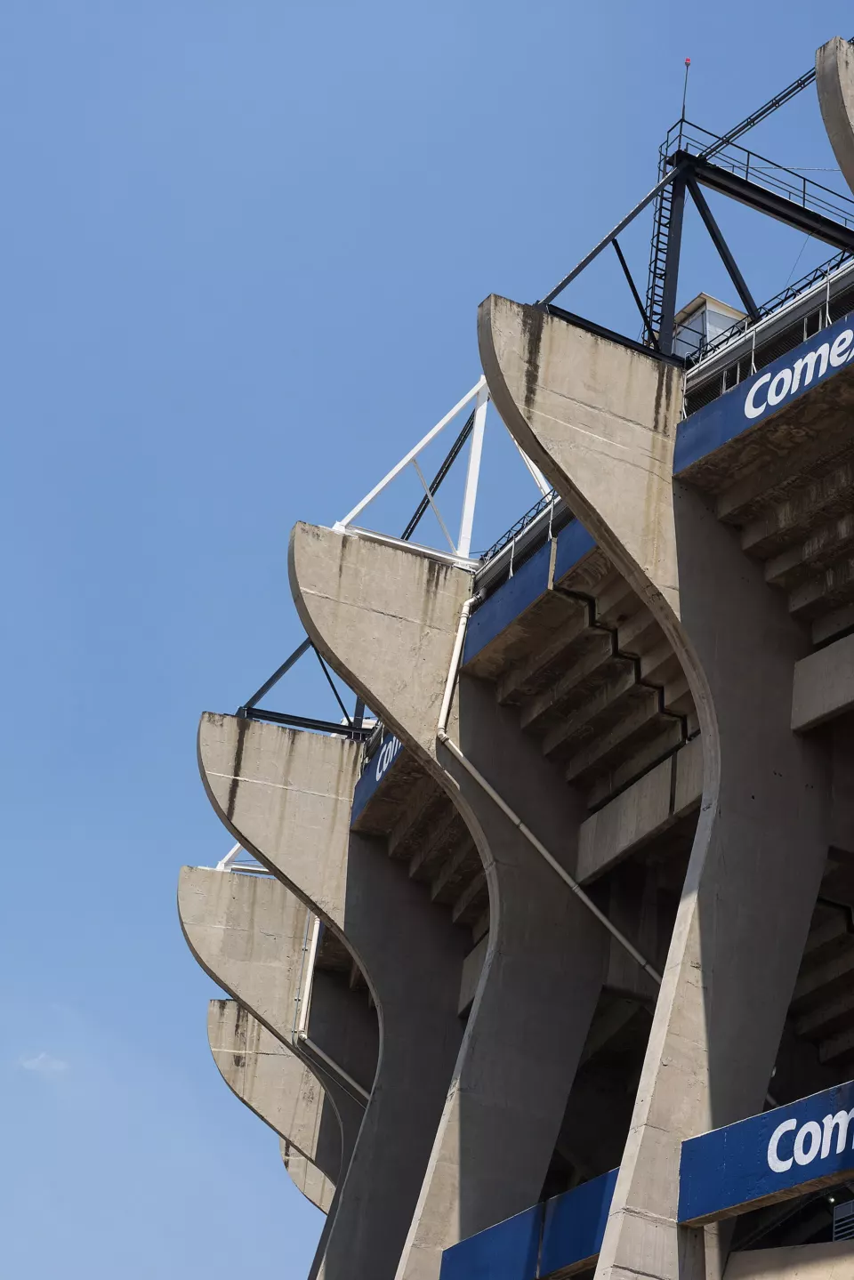 Exterior of Estadio Azteca in Mexico City