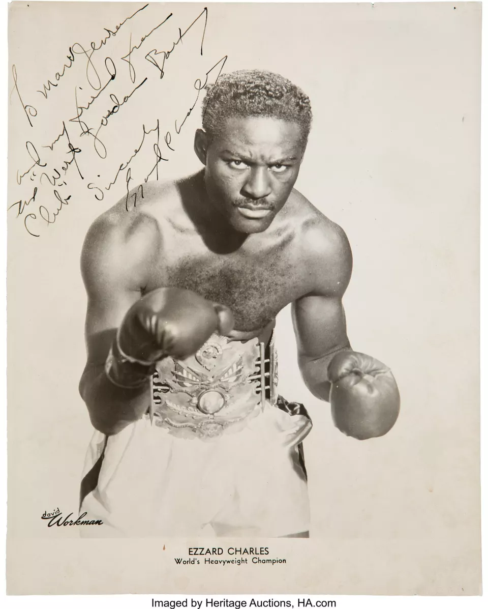 Portrait of heavyweight champion Ezzard Charles