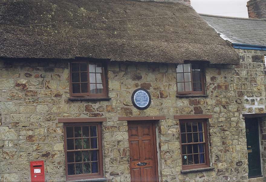 The house in Helston, Cornwall, where Bob Fitzsimmons was born