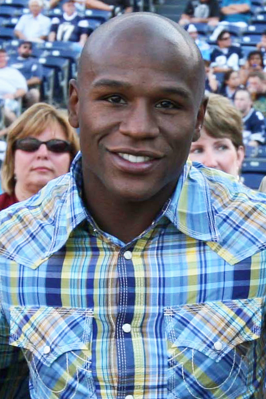 Portrait of Floyd Mayweather Jr. in 2010