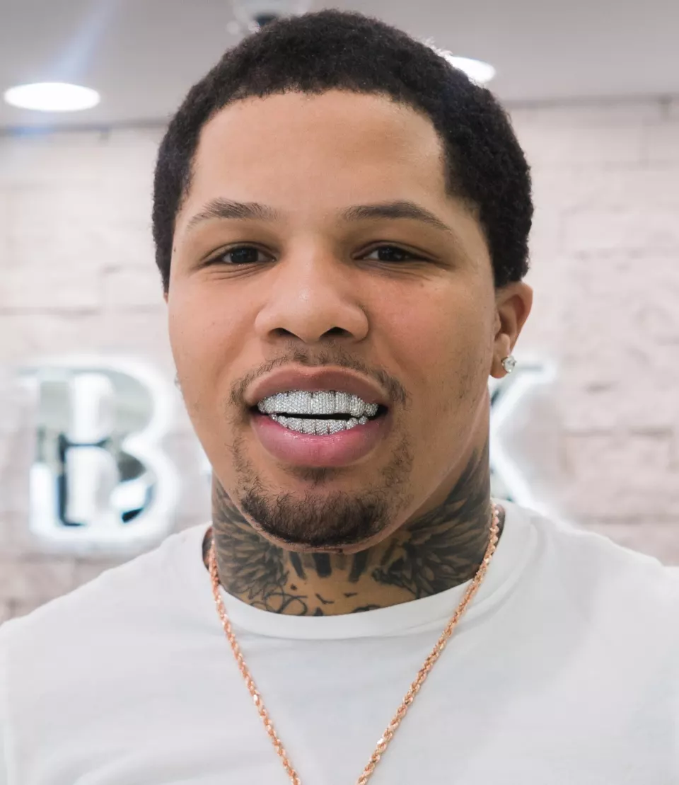 Portrait of boxer Gervonta Davis in 2018