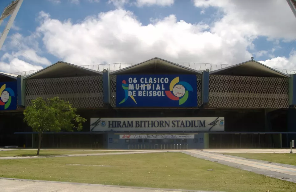 Hiram Bithorn Stadium in San Juan, Puerto Rico
