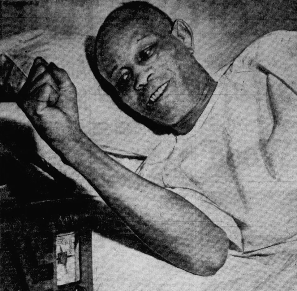 Portrait of boxing trainer Jack Blackburn