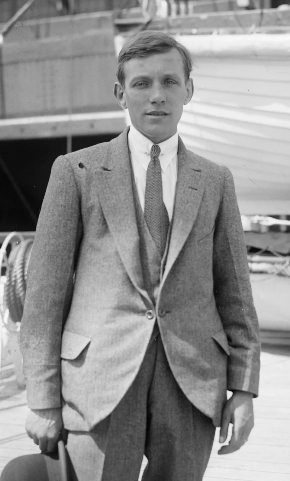 Portrait of Welsh boxer Jimmy Wilde