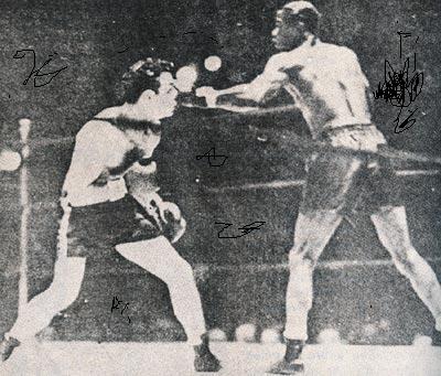 Portrait of Cuban boxer Kid Chocolate