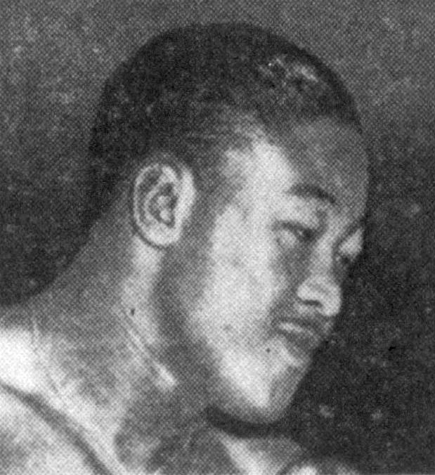 Portrait of Cuban boxer Kid Gavilán in 1950