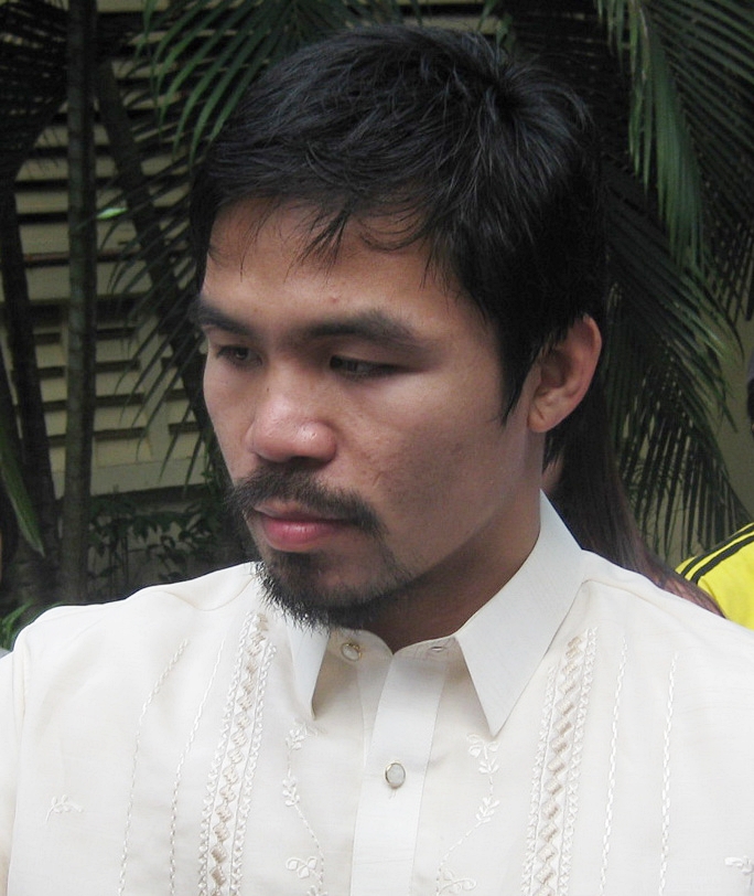 Filipino boxer Manny Pacquiao