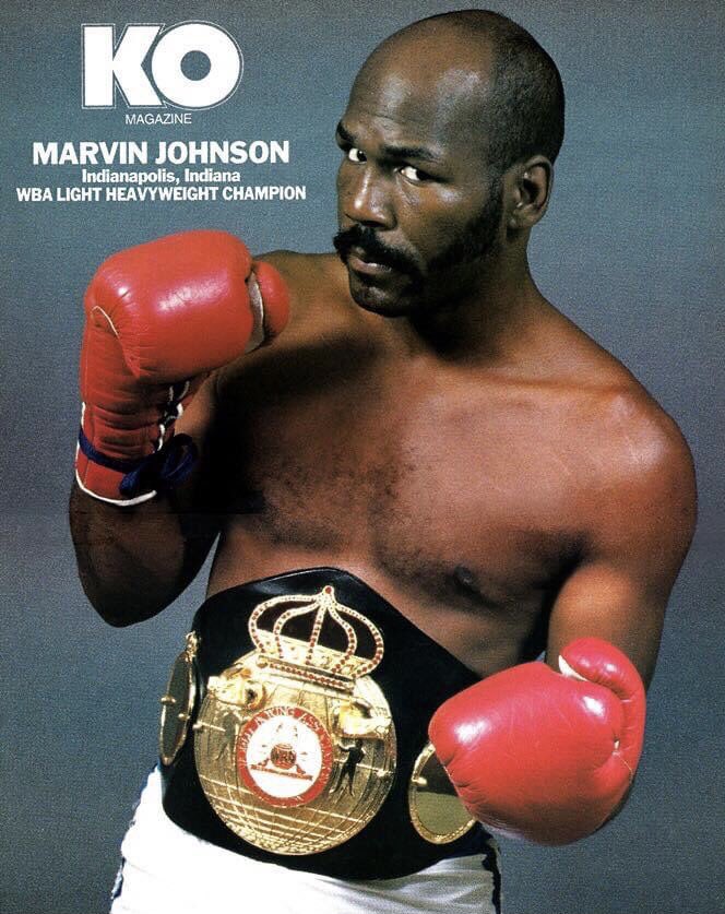 Portrait of boxer Marvin Johnson