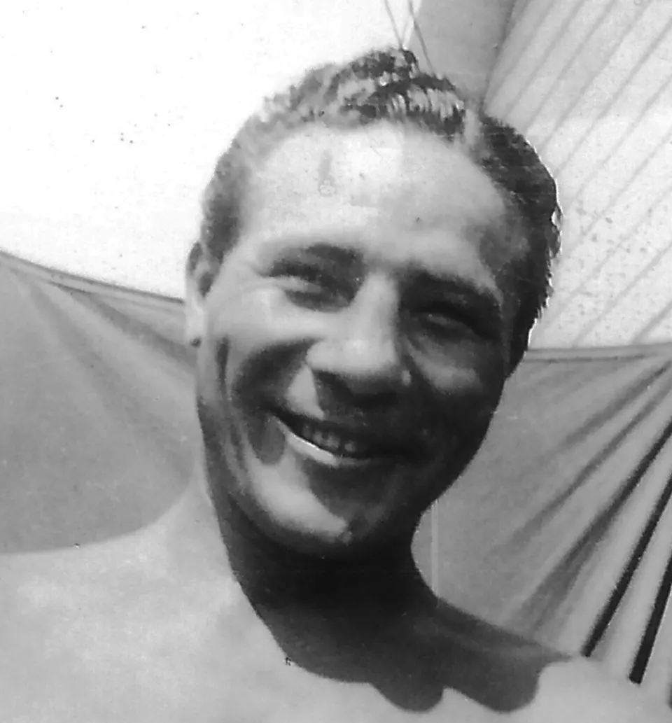 Boxer Max Baer at his training camp