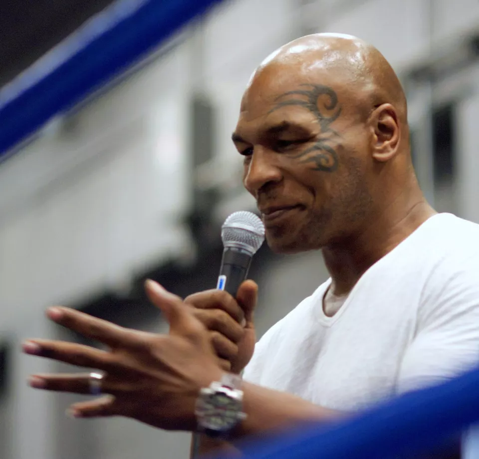 Portrait of former heavyweight champion Mike Tyson