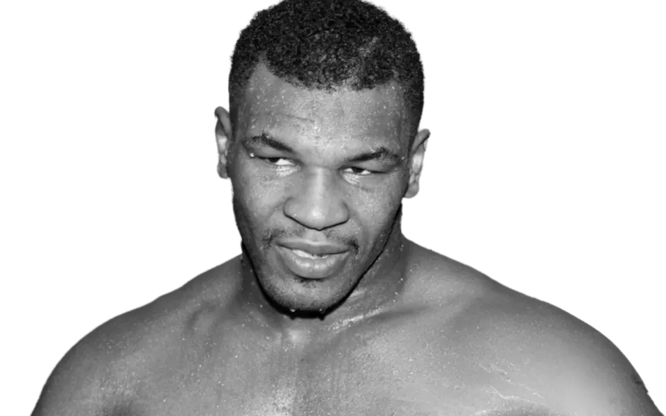 Portrait of a young Mike Tyson
