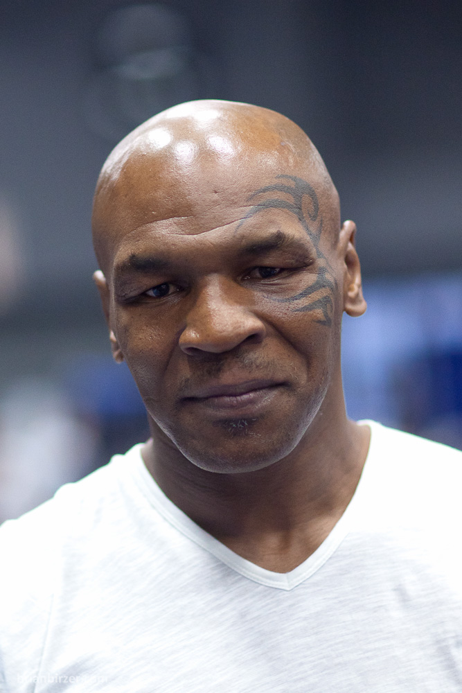 Portrait of former heavyweight champion Mike Tyson