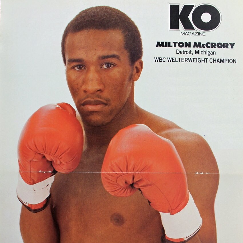 Portrait of boxer Milton McCrory