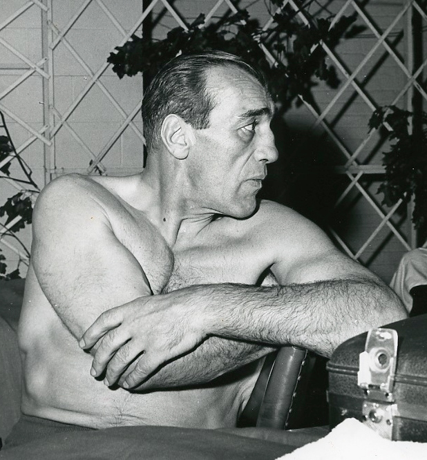 Portrait of Primo Carnera in later life