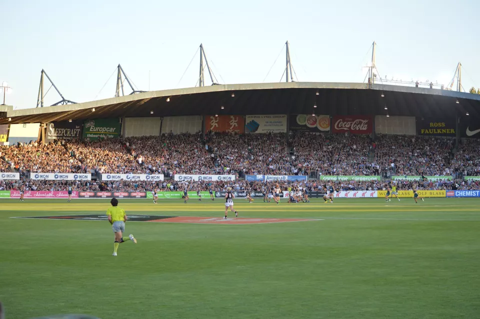 Princes Park football stadium in Melbourne