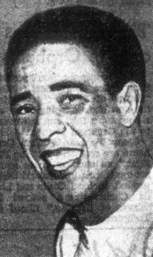 Portrait of British middleweight boxer Randolph Turpin in 1953