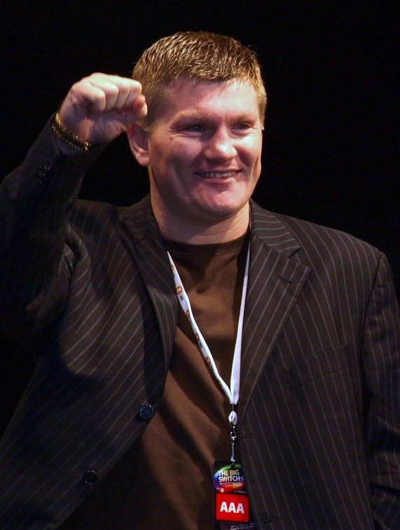 Portrait of British boxer Ricky Hatton