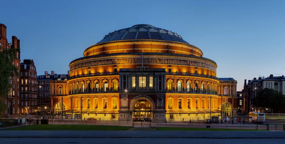 Exterior of the Royal Albert Hall in London