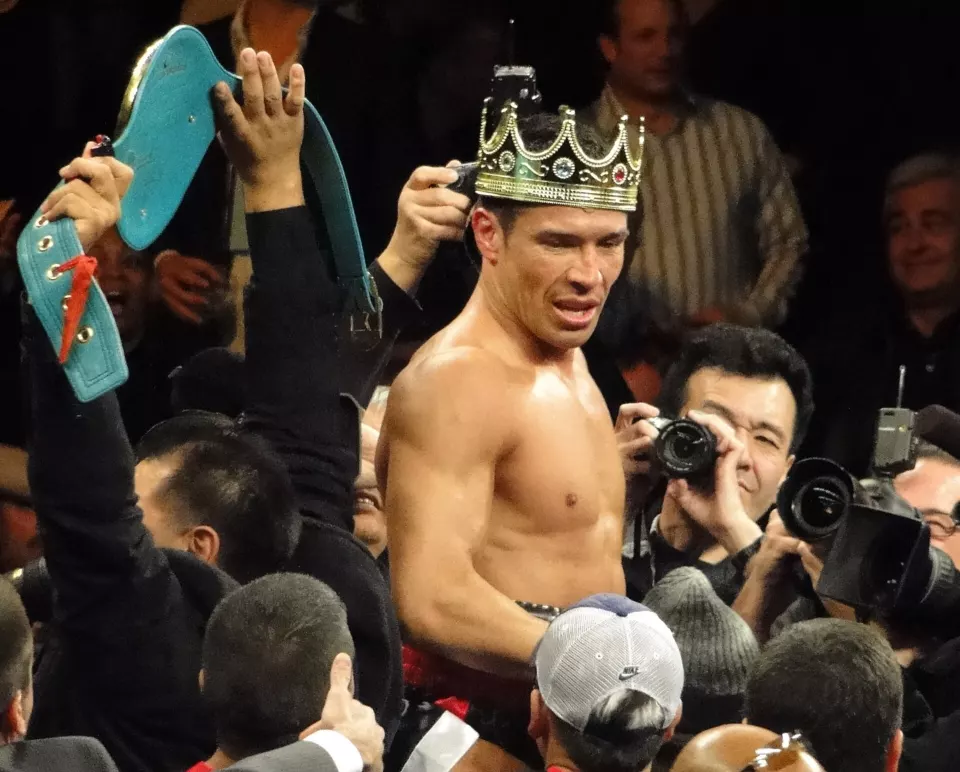 Middleweight champion Sergio Martínez in November 2010