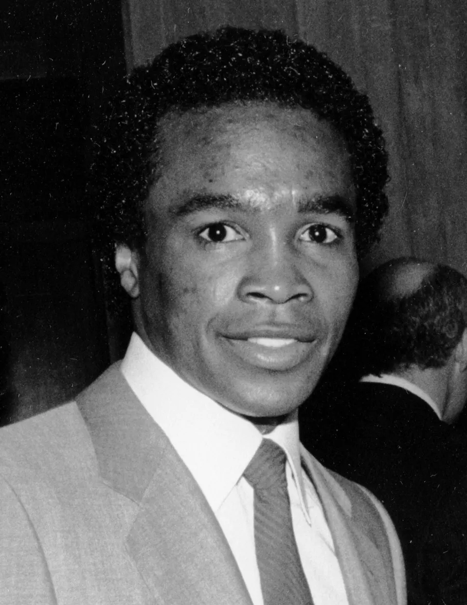 Sugar Ray Leonard smiling in 1984